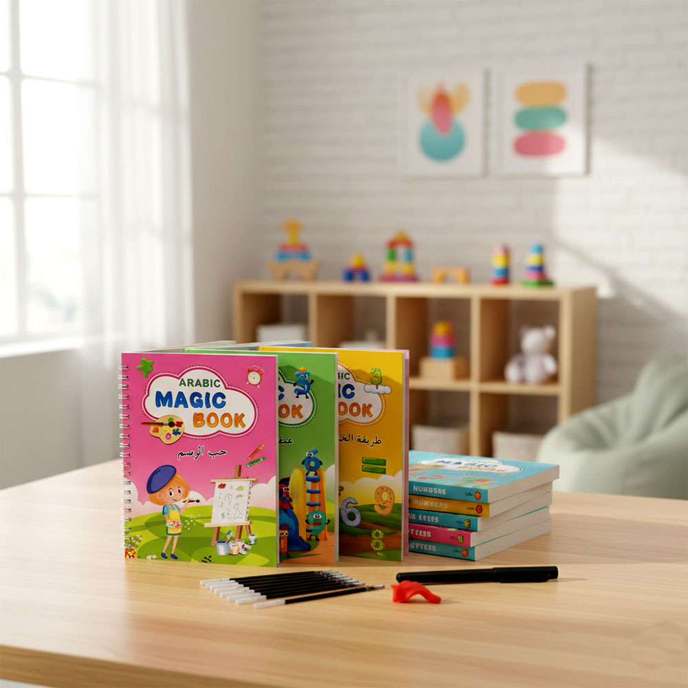 MagicWrite™ Reusable Practice WorkBook | 4 Books Set🔥
