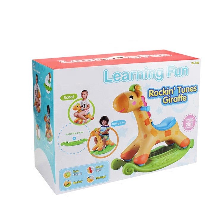 2-in-1 Kids Giraffe Ride ©