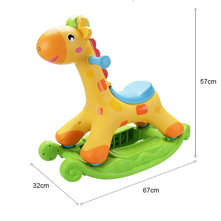 2-in-1 Kids Giraffe Ride ©