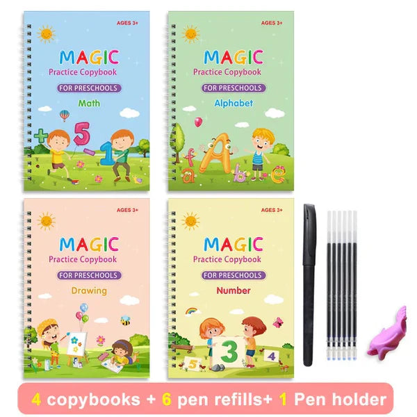 Magic Practice Copybook Set (4 Books)