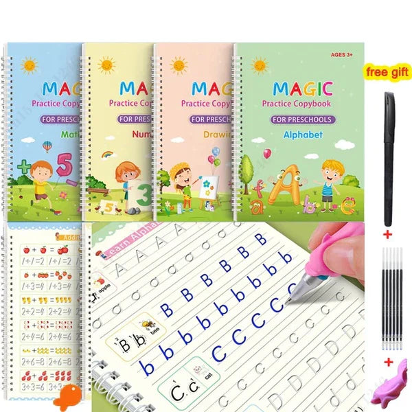 Magic Practice Copybook Set (4 Books)