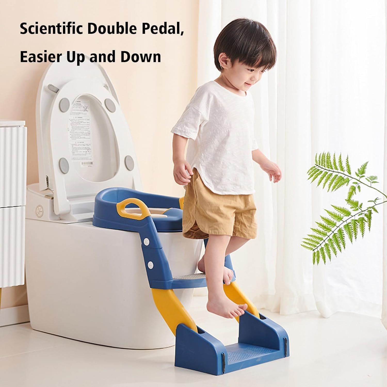 TinyStep™ Kids Adjustable  Toilet Training Ladder Seat