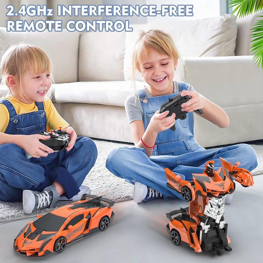 RoboDrift™ 2-in-1 RC Car & Robot – One-Button Transformation, 360° Drift