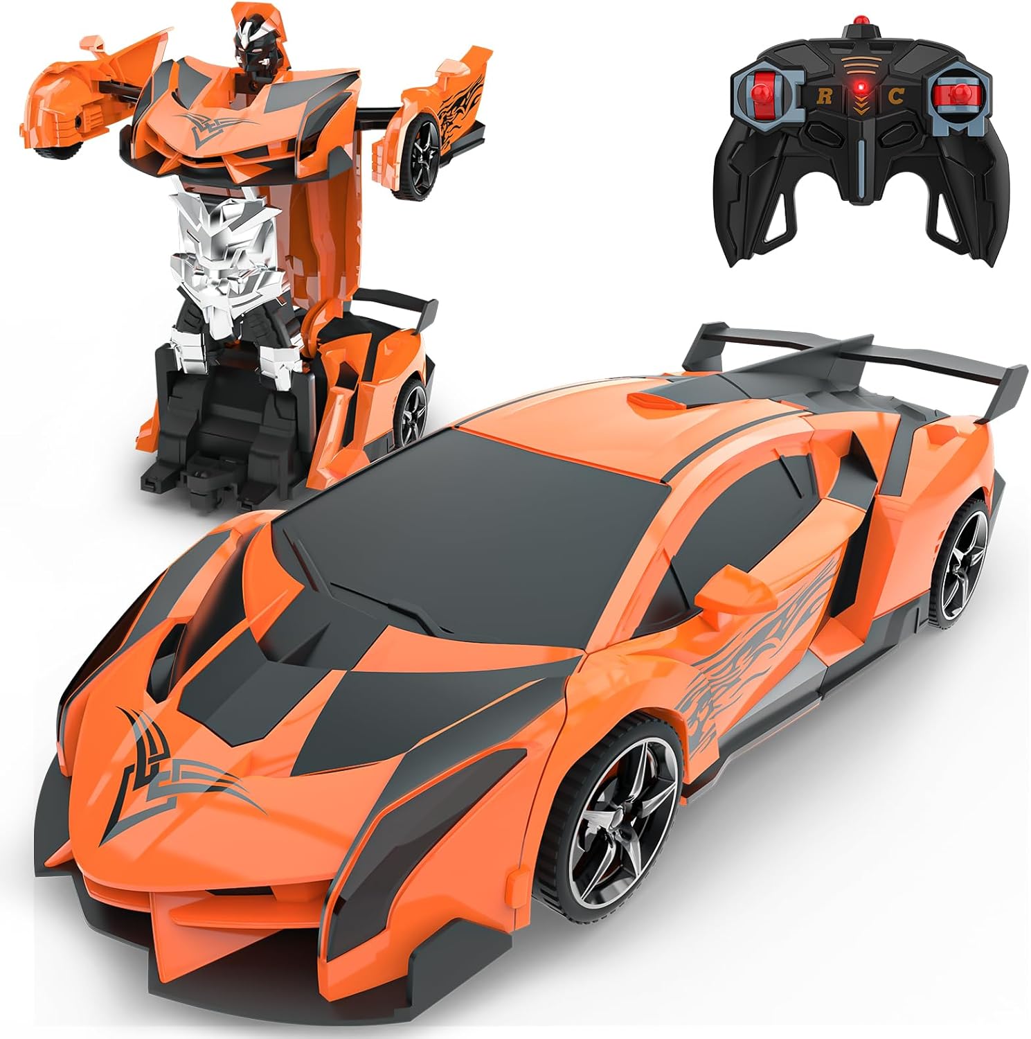 RoboDrift™ 2-in-1 RC Car & Robot – One-Button Transformation, 360° Drift