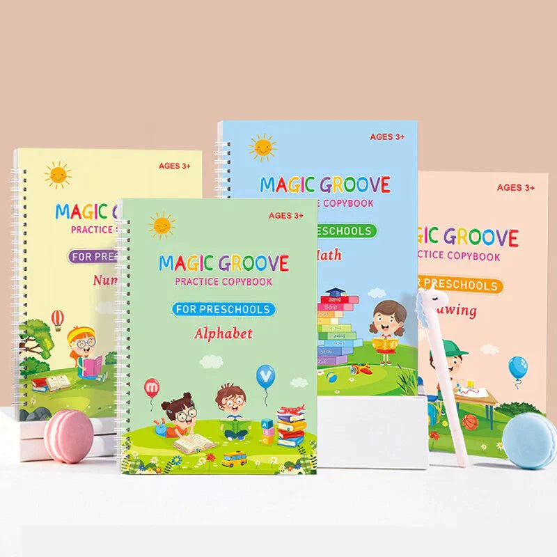 MagicWrite™ Reusable Practice WorkBook | 4 Books Set🔥