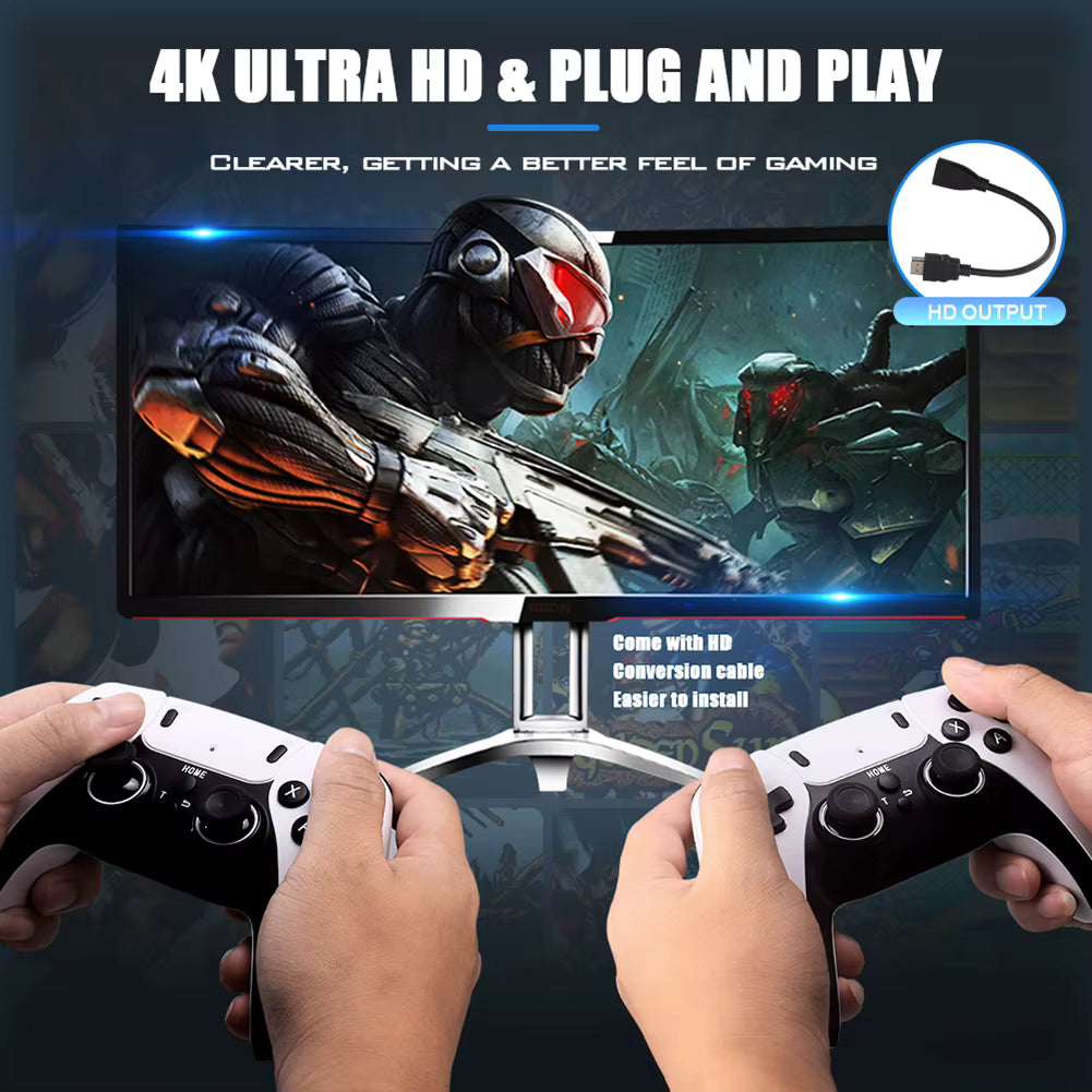 M15 4K Retro Mini Game Console – 20,000 Built-In Games