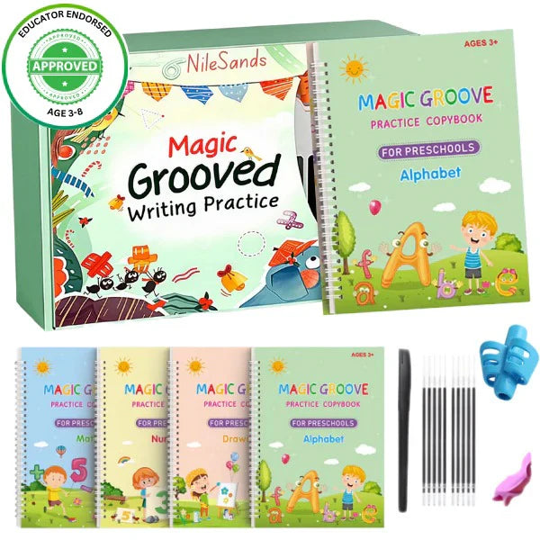 MagicWrite™ Reusable Practice WorkBook | 4 Books Set🔥