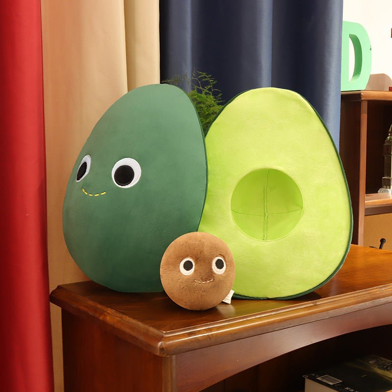 Cute Fruit Avocado Plush Toy Stuffed Doll