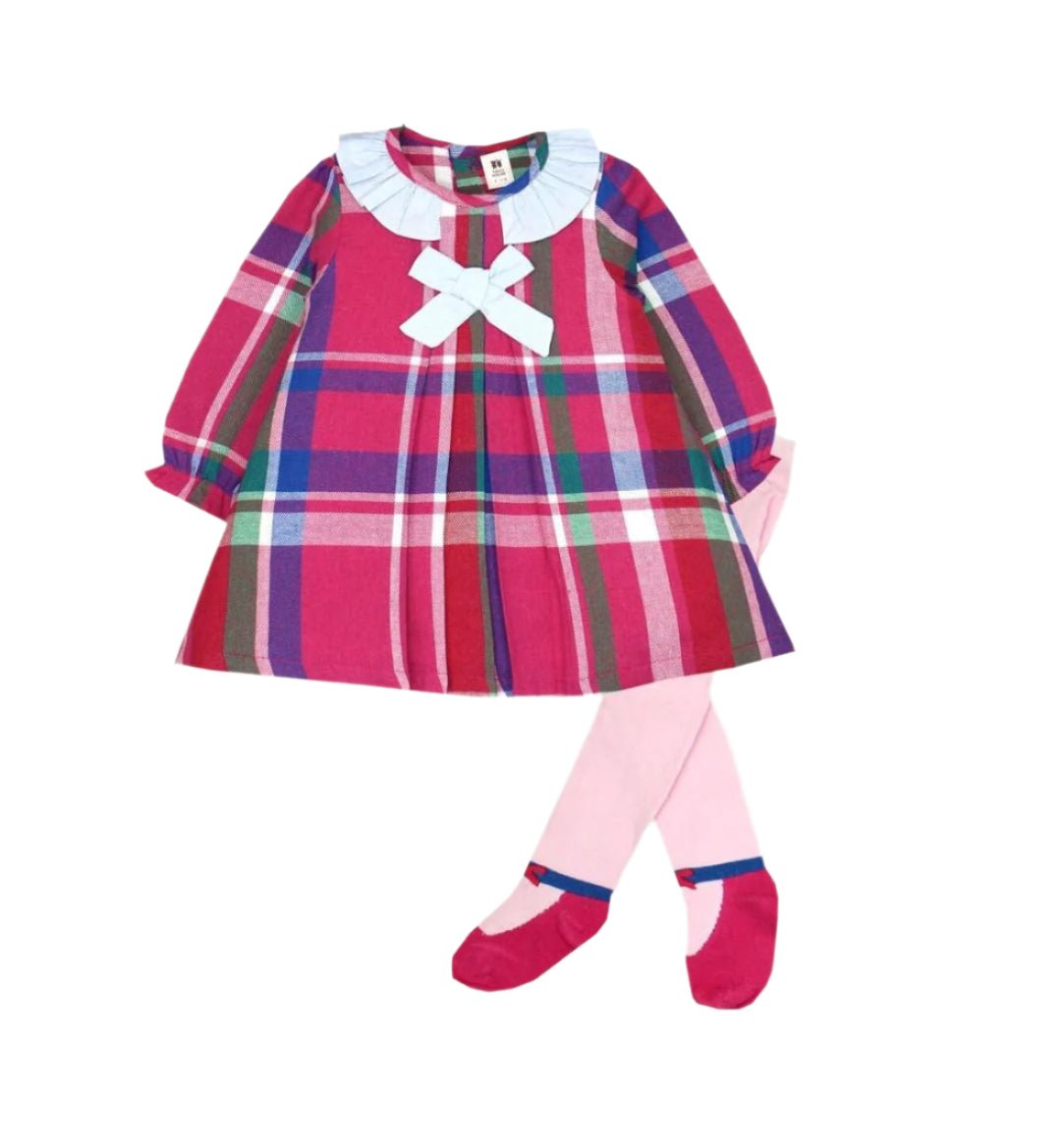 Dress Shirt Checked Frock