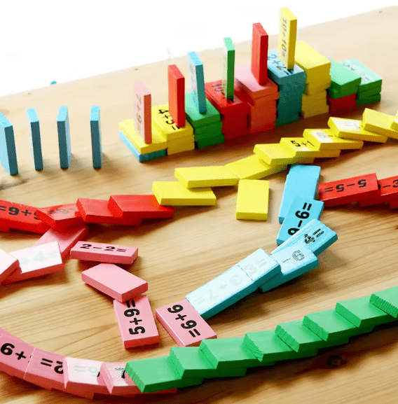 EduTree - Mathematics Wooden Domino Set