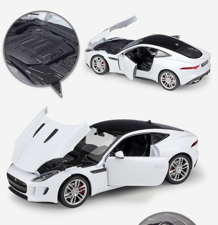 JAGUAR F-Type Coupe Simulation Alloy Car Model Adult