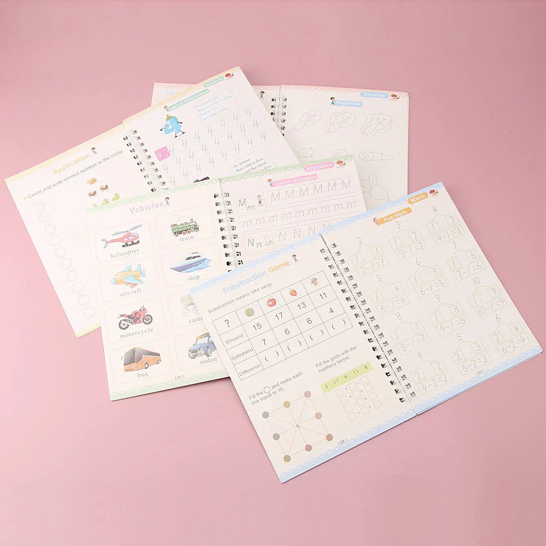 Magic Practice Copybook Set (4 Books)