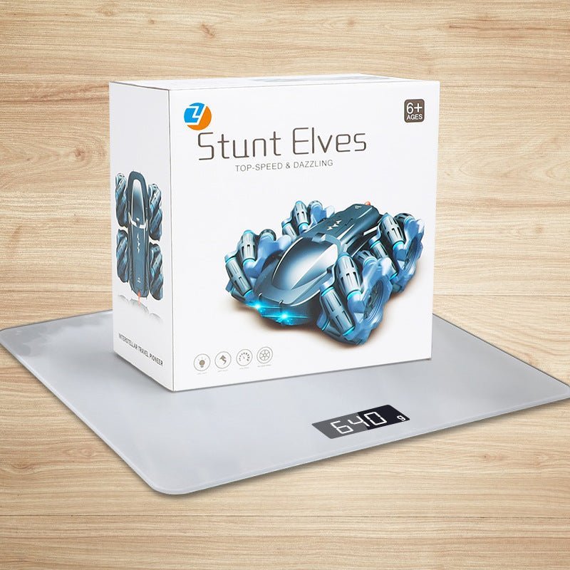 Remote Control Tumbling Stunt Double-Sided Car  Rotating Charging Light Drift Racing Car