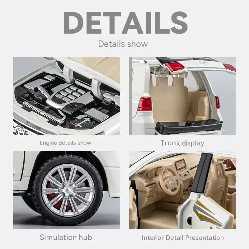 Toyota Land Cruiser™ 1:24 Scale Die-Cast Car – Premium Collectible Model