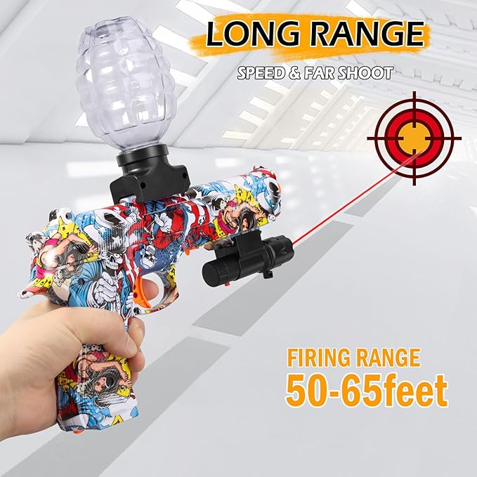 BlastMaster™ Electric Gel Ball Blaster Shooting Gun
