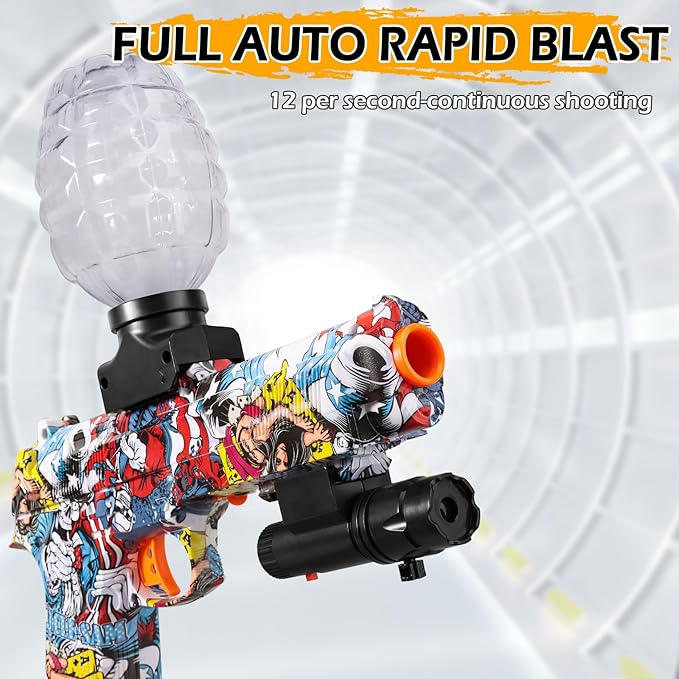 BlastMaster™ Electric Gel Ball Blaster Shooting Gun